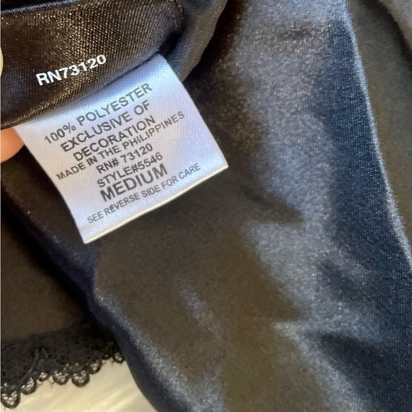 Fredricks of Hollywood sexy black lace slip/lingerie - Picture 10 of 10